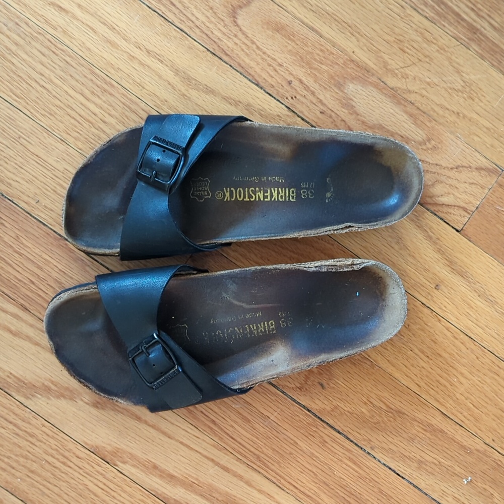 Birkenstock Madrid Sandal Black Size 38